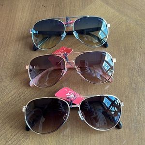 Velvet Style Box, small Aviator 3 pair set NWT